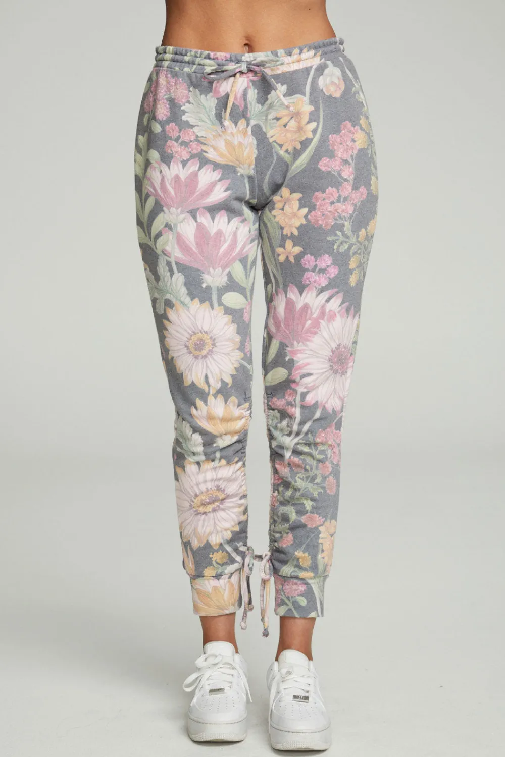 Sale Drawstring Shirred Cuffed Slim Jogger Women Bottoms