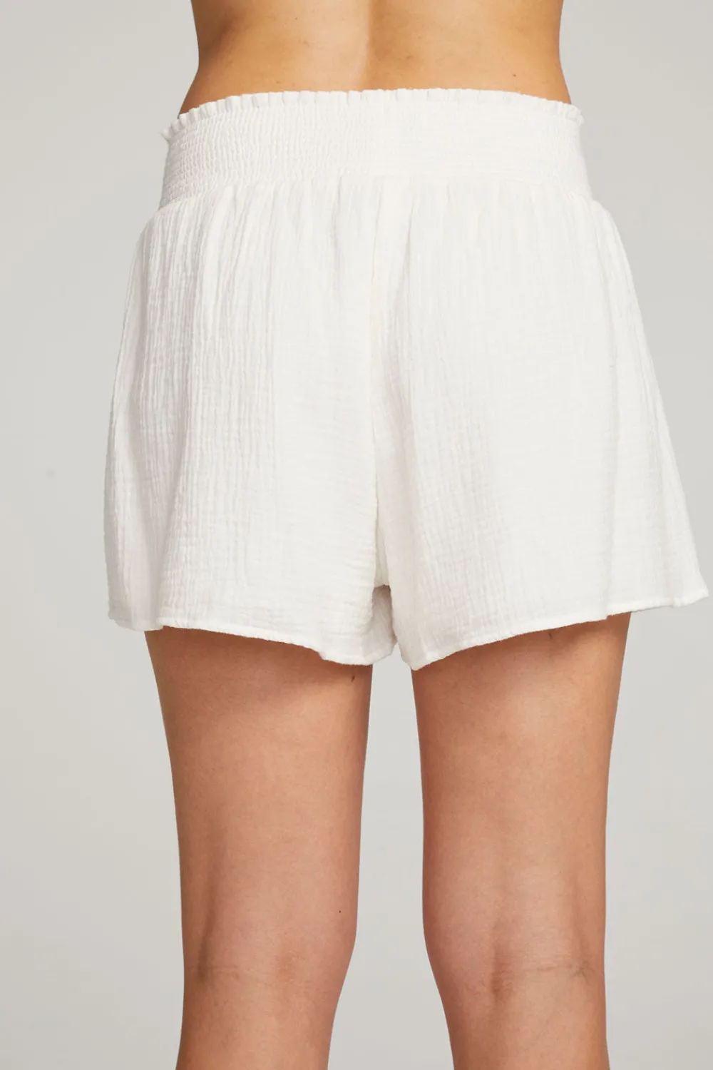 Fashion Electra White Short Women Loungewear|Bottoms