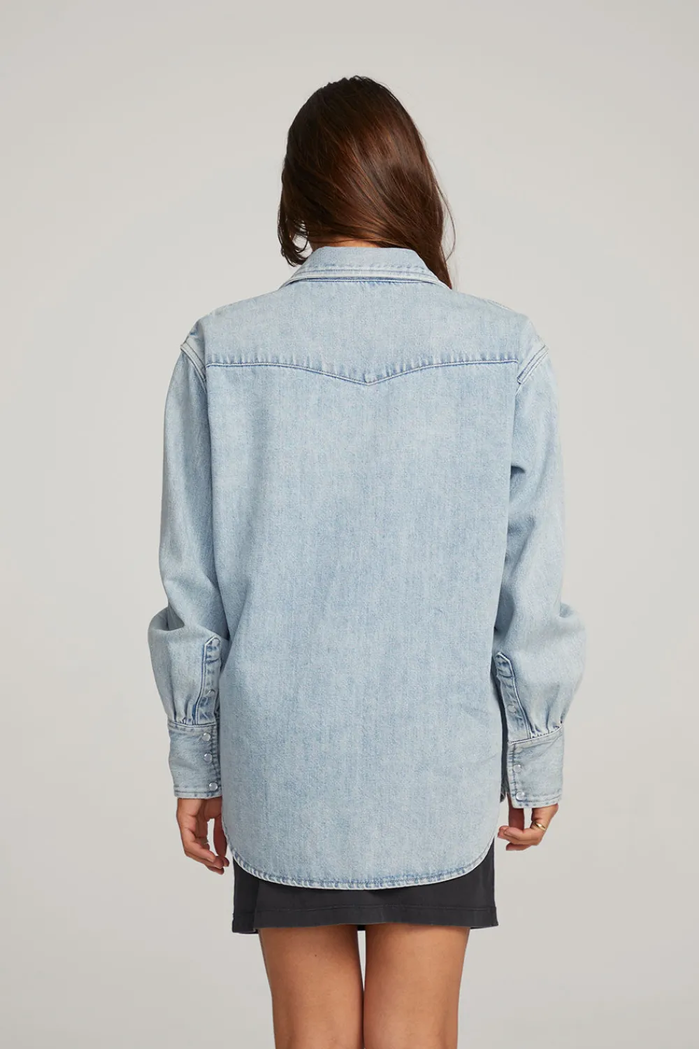 Store Elk Classic Blue Button Down Women Loungewear|Tops