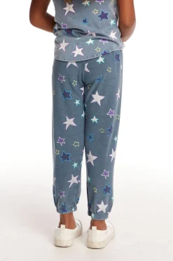 Online Embroidery Stars Girls Cozy Knit Sweatpant Kids Girls