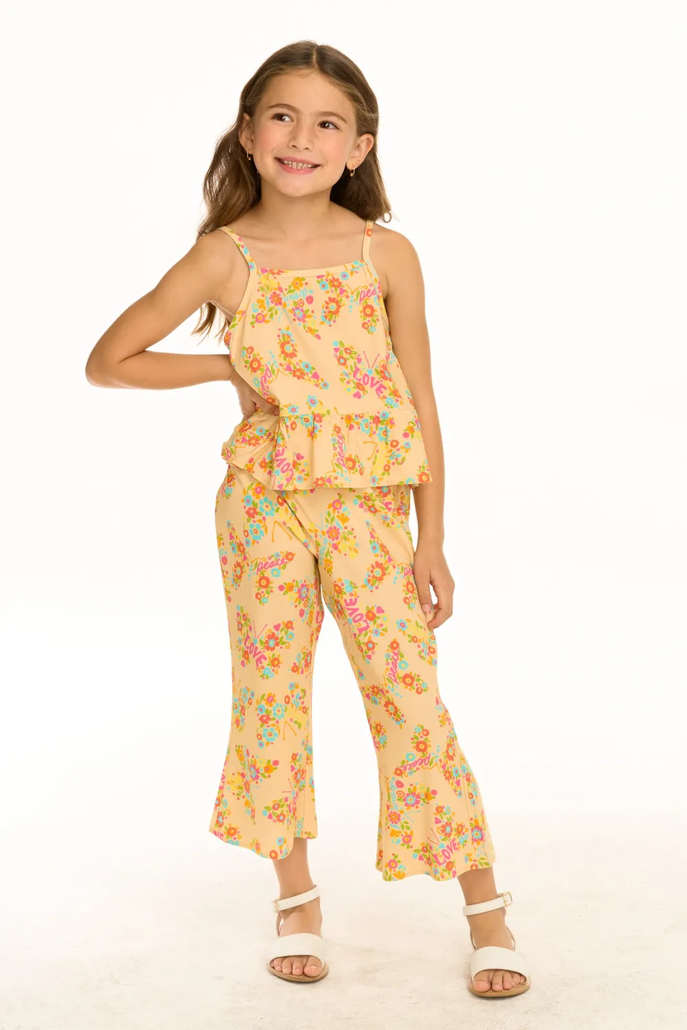 Outlet Emma Summer Of Love Print Trousers Kids Girls