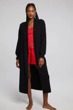 Discount Evee Maxi Licorice Cardigan Women Outerwear|Tops