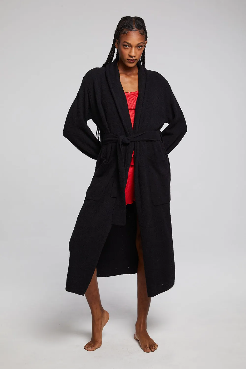 Discount Evee Maxi Licorice Cardigan Women Outerwear|Tops