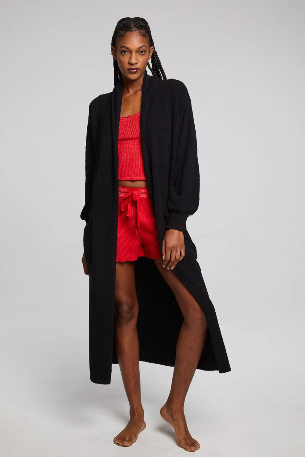Discount Evee Maxi Licorice Cardigan Women Outerwear|Tops