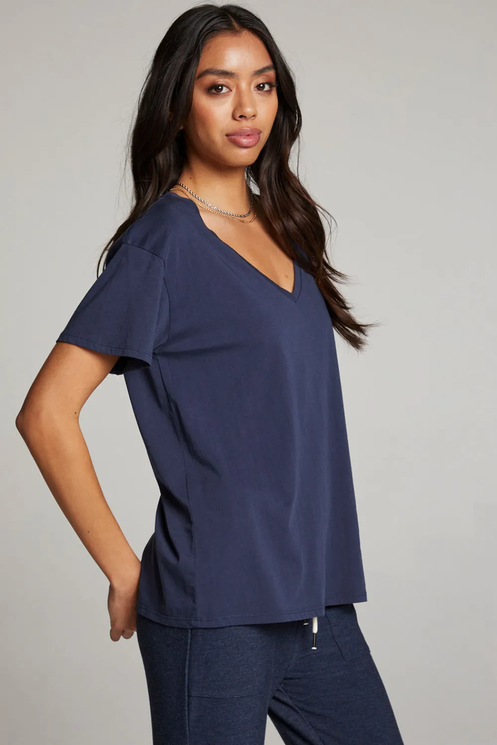 Outlet Everyday Essential Canopy V Neck Tee Women Loungewear|Tops