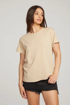 Flash Sale Everyday Essential Cappuccino Crew Neck Tee Women Loungewear|Essentials