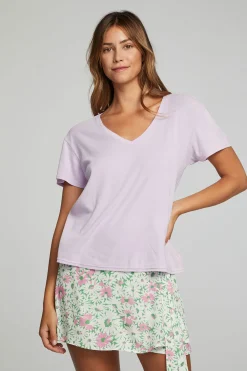 New Everyday Essential V Neck Tee Women Loungewear|Essentials