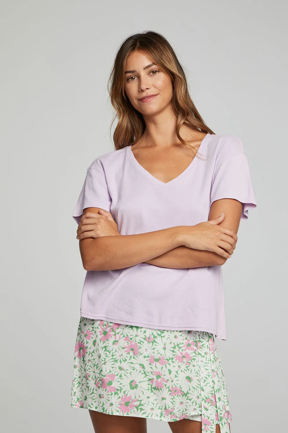 New Everyday Essential V Neck Tee Women Loungewear|Essentials
