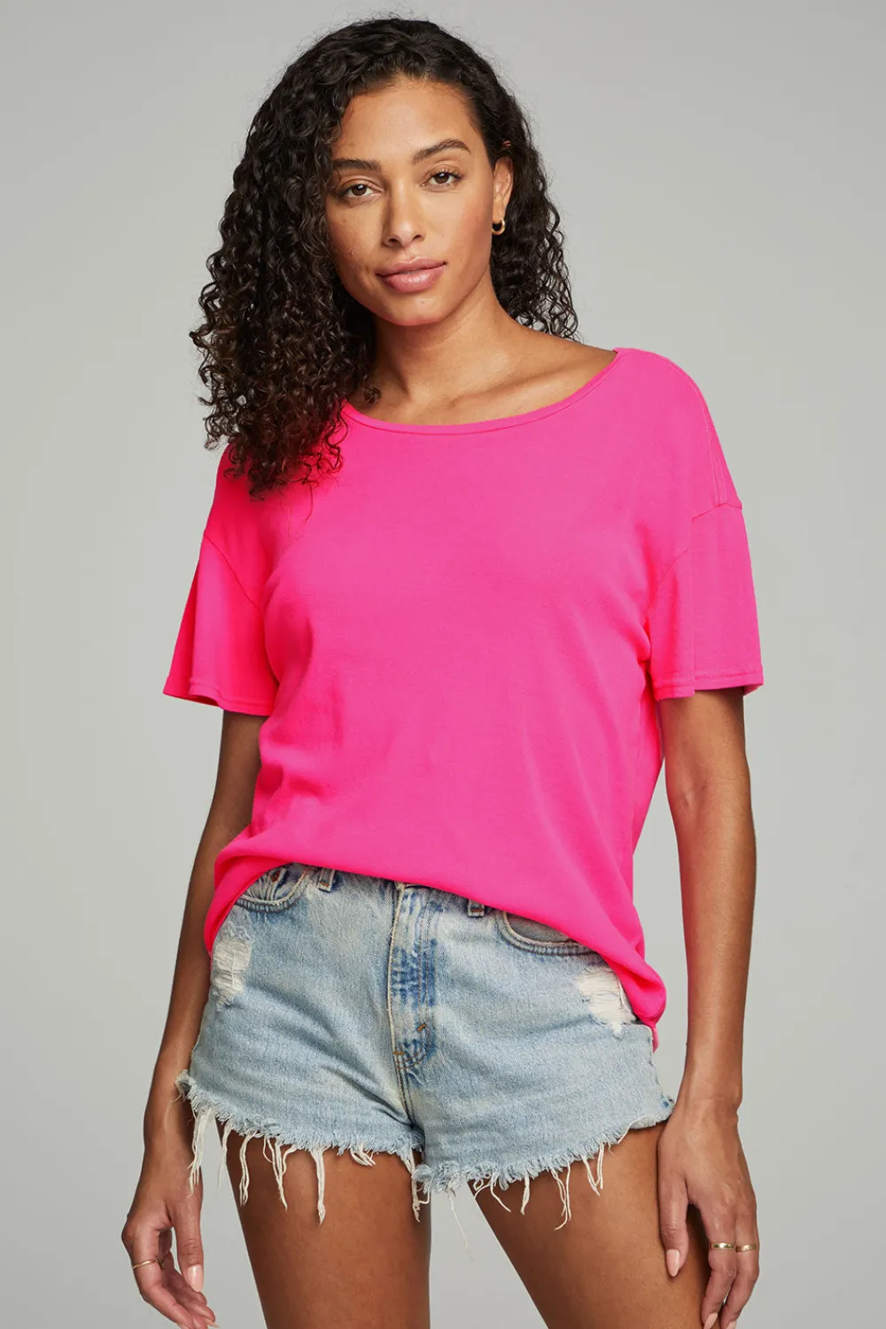 Shop Everyday Essential V Neck Tee - Dragon Women Loungewear|Essentials