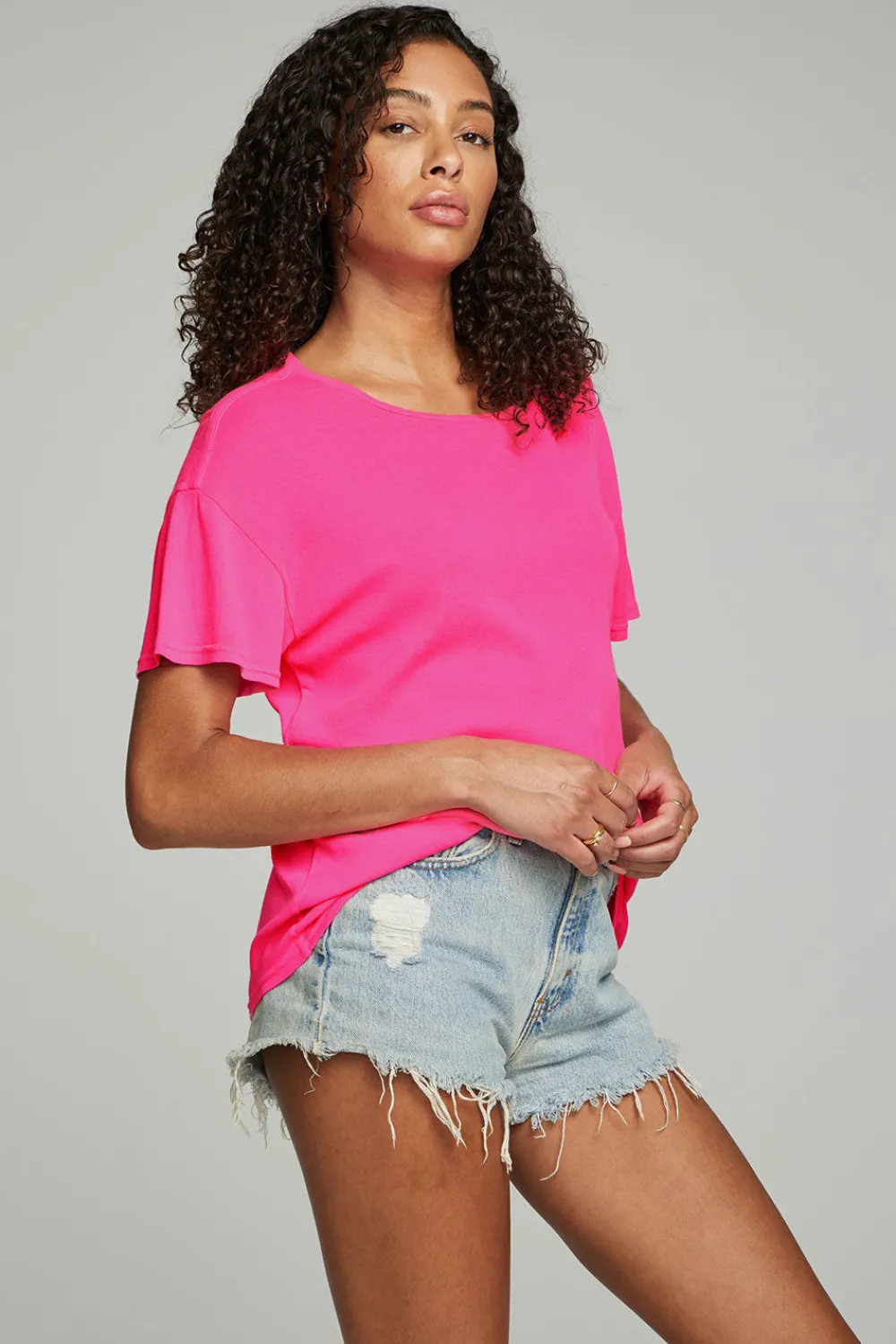Shop Everyday Essential V Neck Tee - Dragon Women Loungewear|Essentials