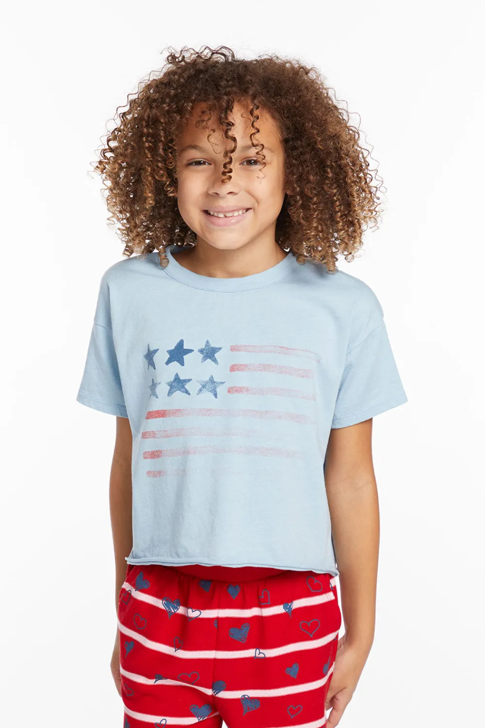 Flash Sale Flag Girls Tee Kids Girls