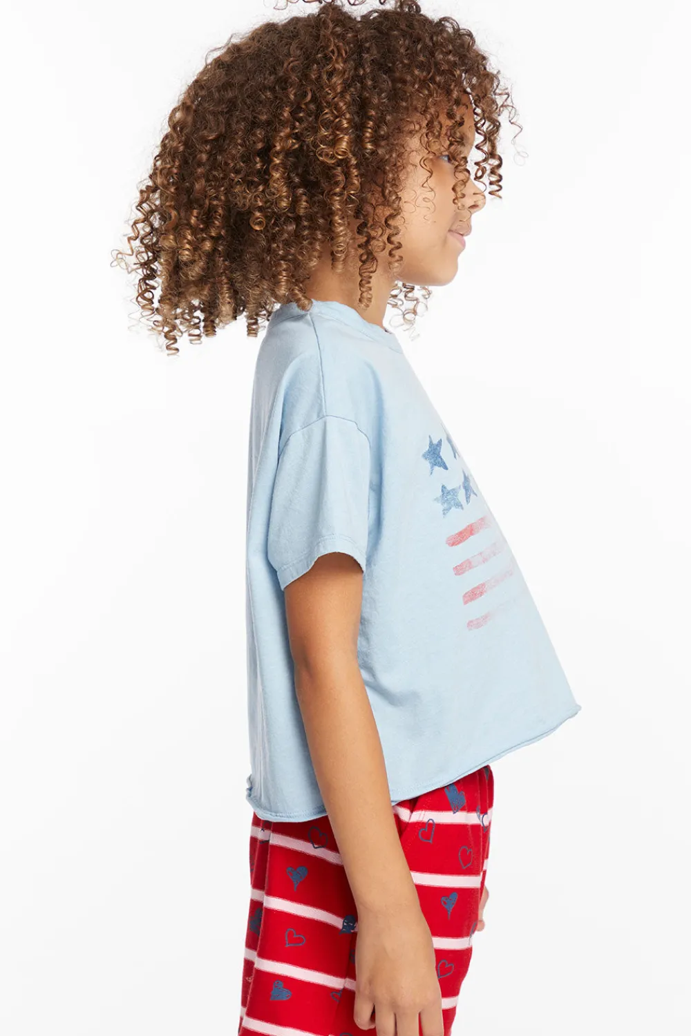 Flash Sale Flag Girls Tee Kids Girls