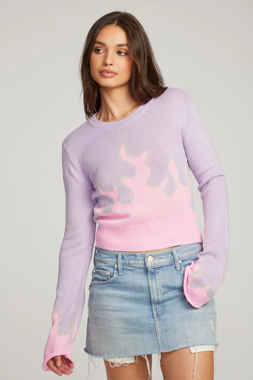 Hot Flame Sweater Women Loungewear|Graphics