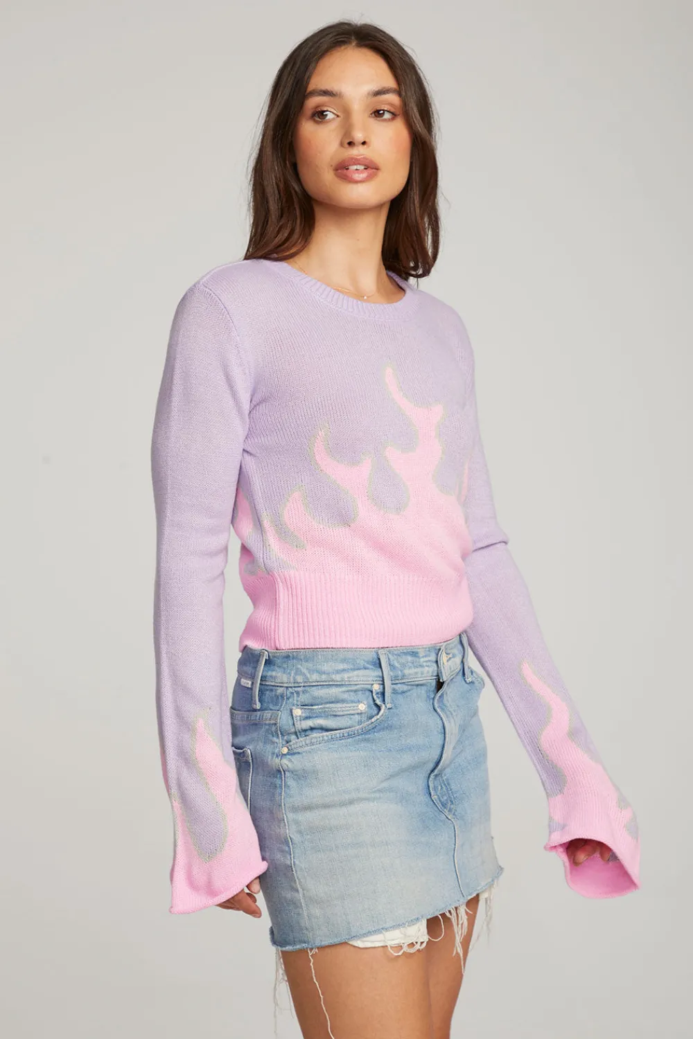Hot Flame Sweater Women Loungewear|Graphics