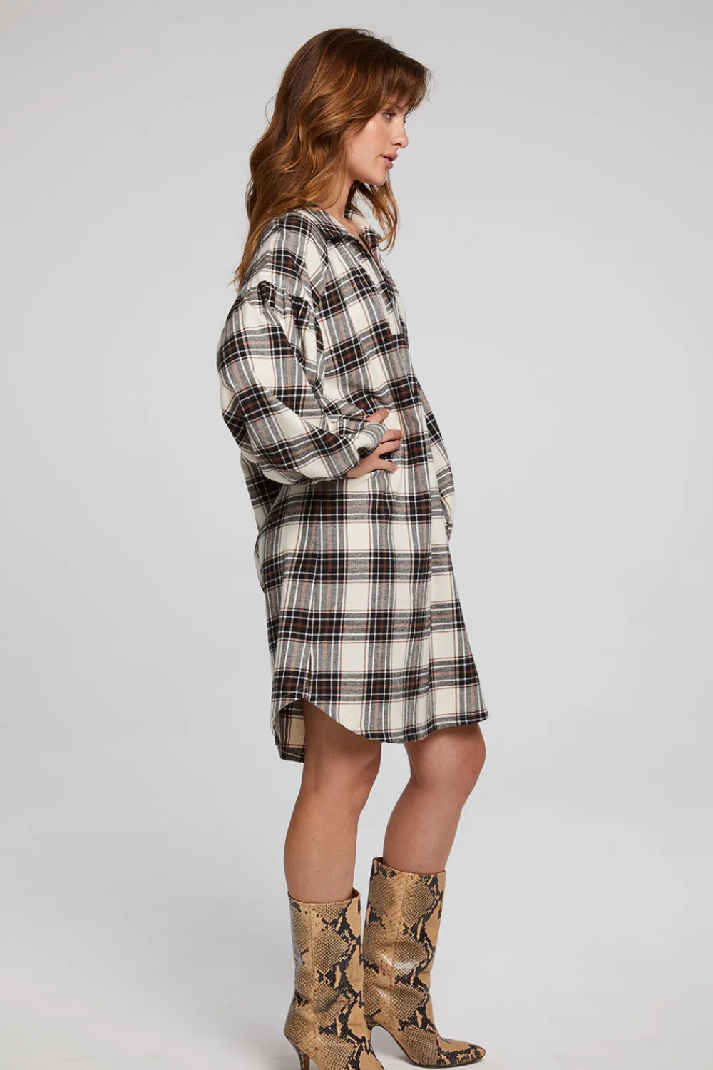 Fashion Folk Americana Plaid Mini Dress Women Loungewear|Dresses