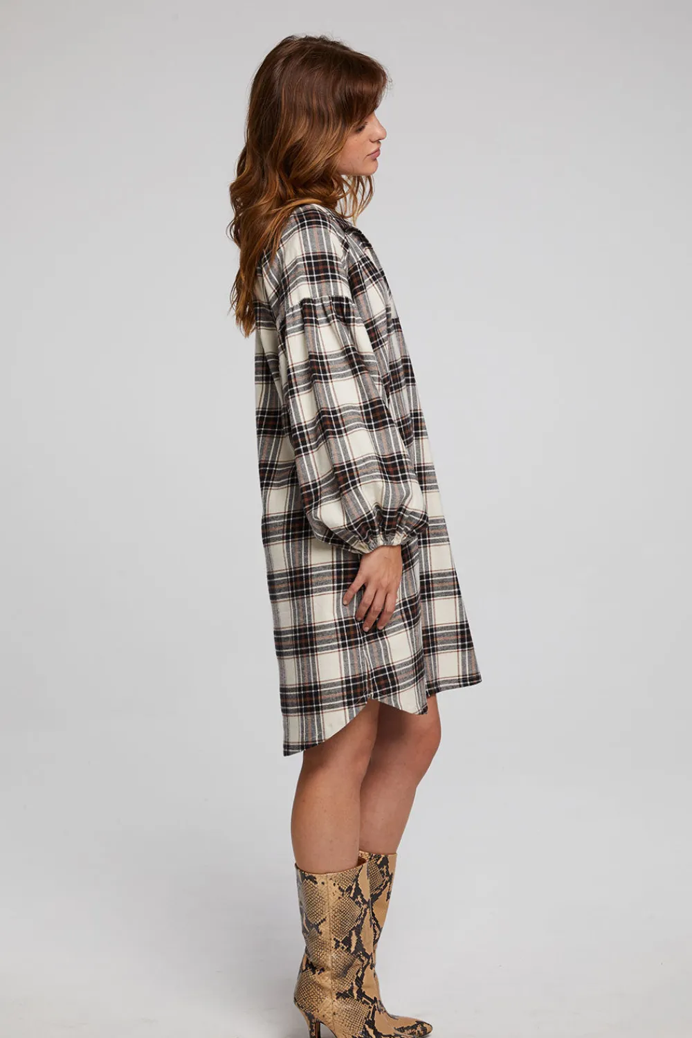 Fashion Folk Americana Plaid Mini Dress Women Loungewear|Dresses
