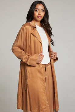 Clearance Ford Toffee Trench Coat Women Outerwear|Loungewear