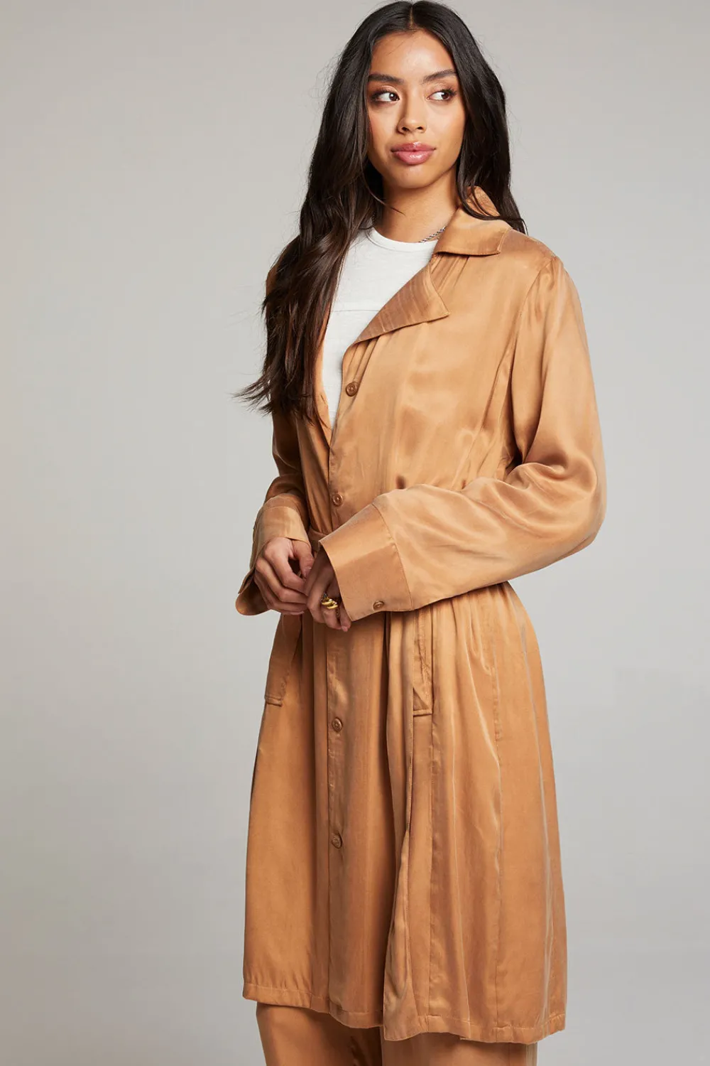 Clearance Ford Toffee Trench Coat Women Outerwear|Loungewear