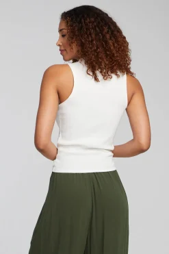 Cheap Fox Bright White Tank Women Loungewear|Tops