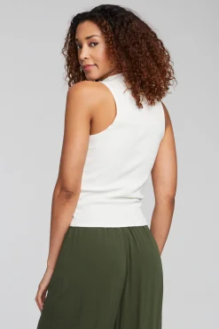 Cheap Fox Bright White Tank Women Loungewear|Tops