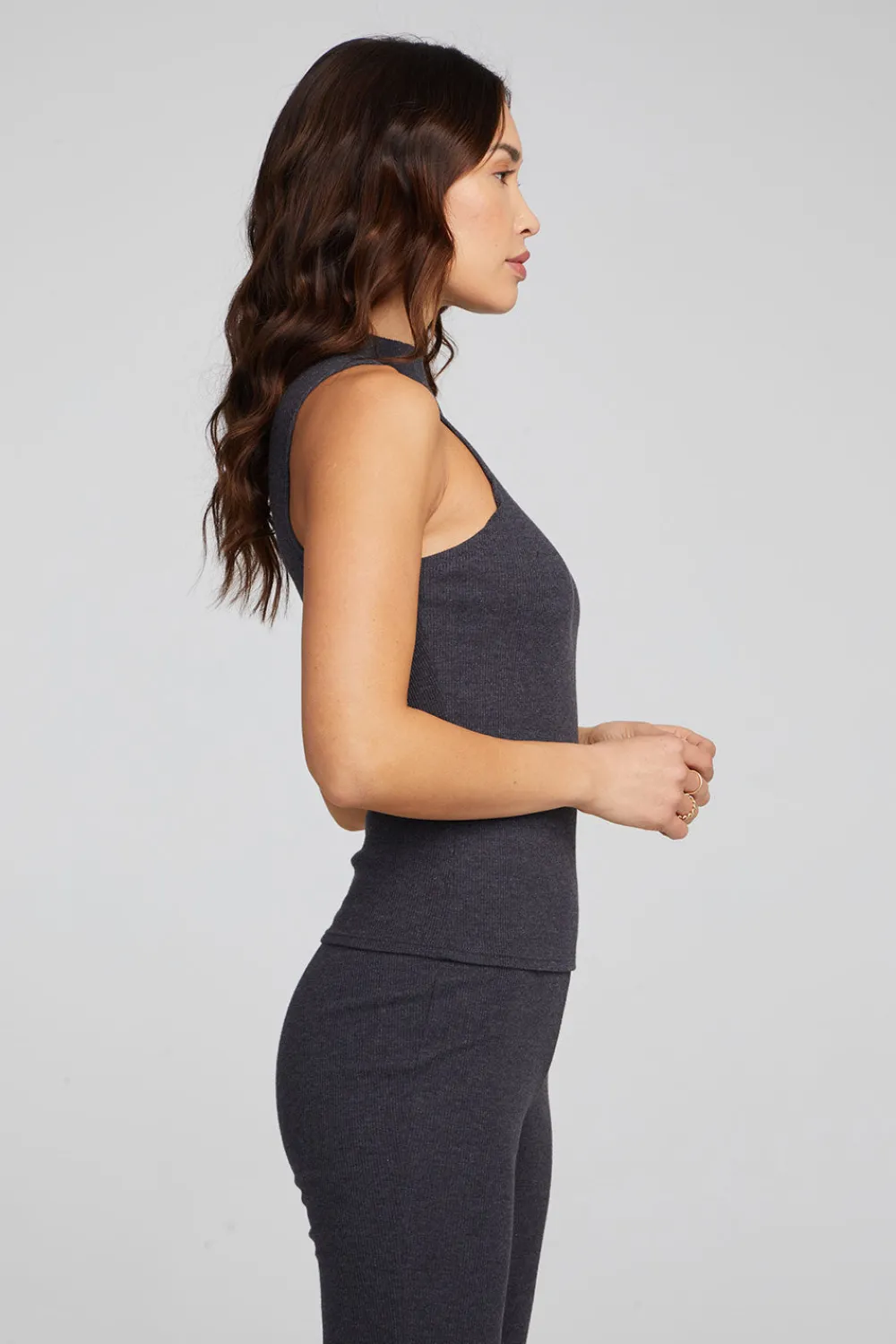 Best Fox Shadow Black Tank Women Loungewear|Tops