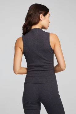 Best Fox Shadow Black Tank Women Loungewear|Tops