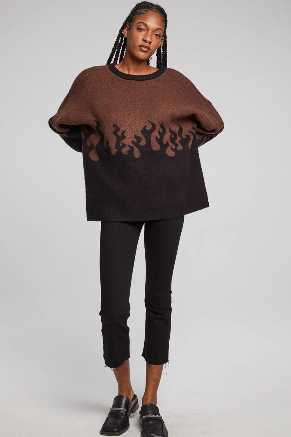 Flash Sale Foxy Sweater Flames Golden Pullover Women Outerwear|Loungewear