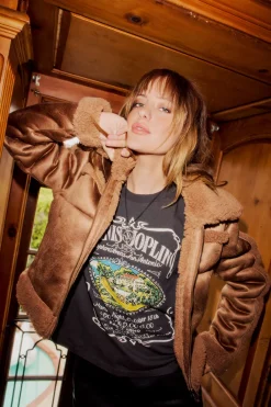 Flash Sale Franklin Sherpa Whiskey Jacket Women Outerwear|Loungewear