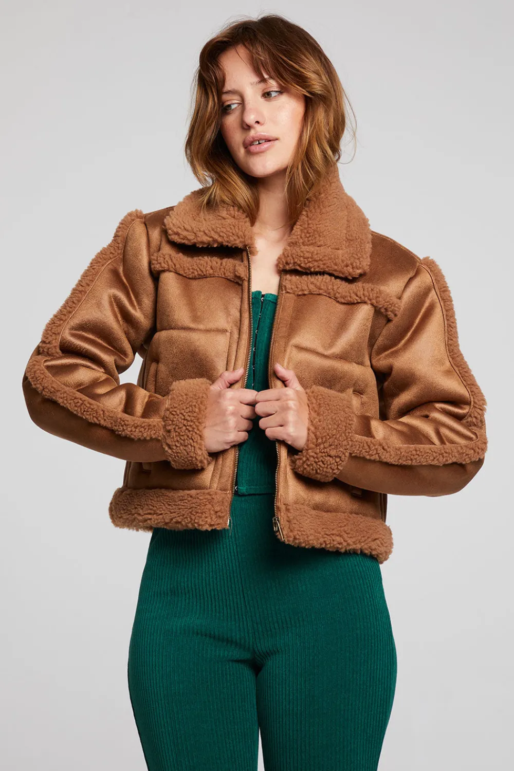 Flash Sale Franklin Sherpa Whiskey Jacket Women Outerwear|Loungewear