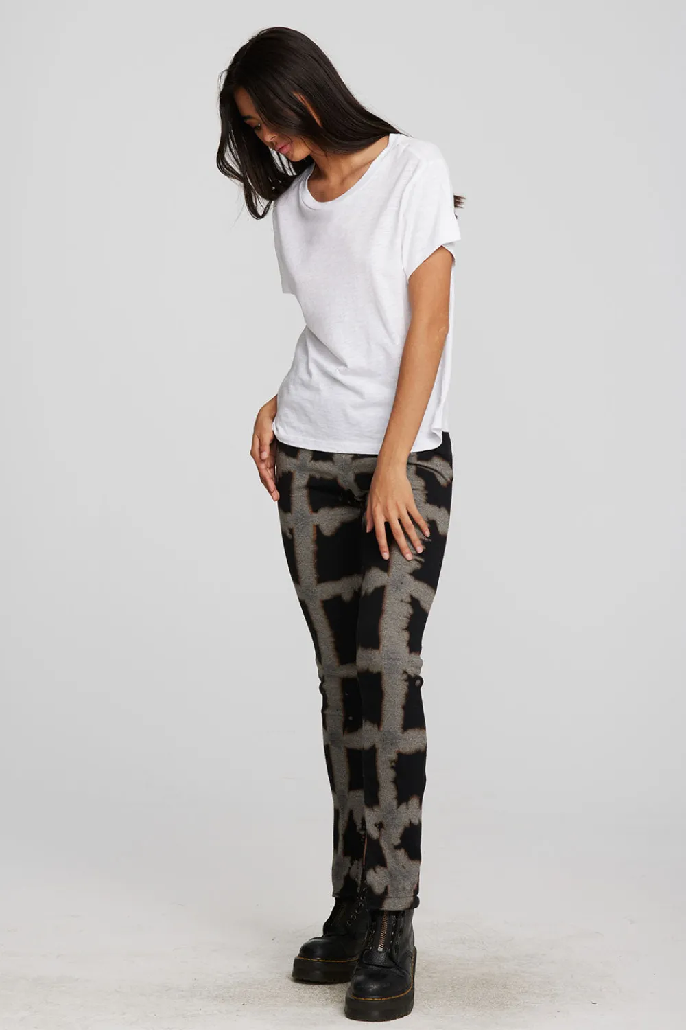 Online Gauze Jersey Oversized Crewneck Tee Women Loungewear|Tops