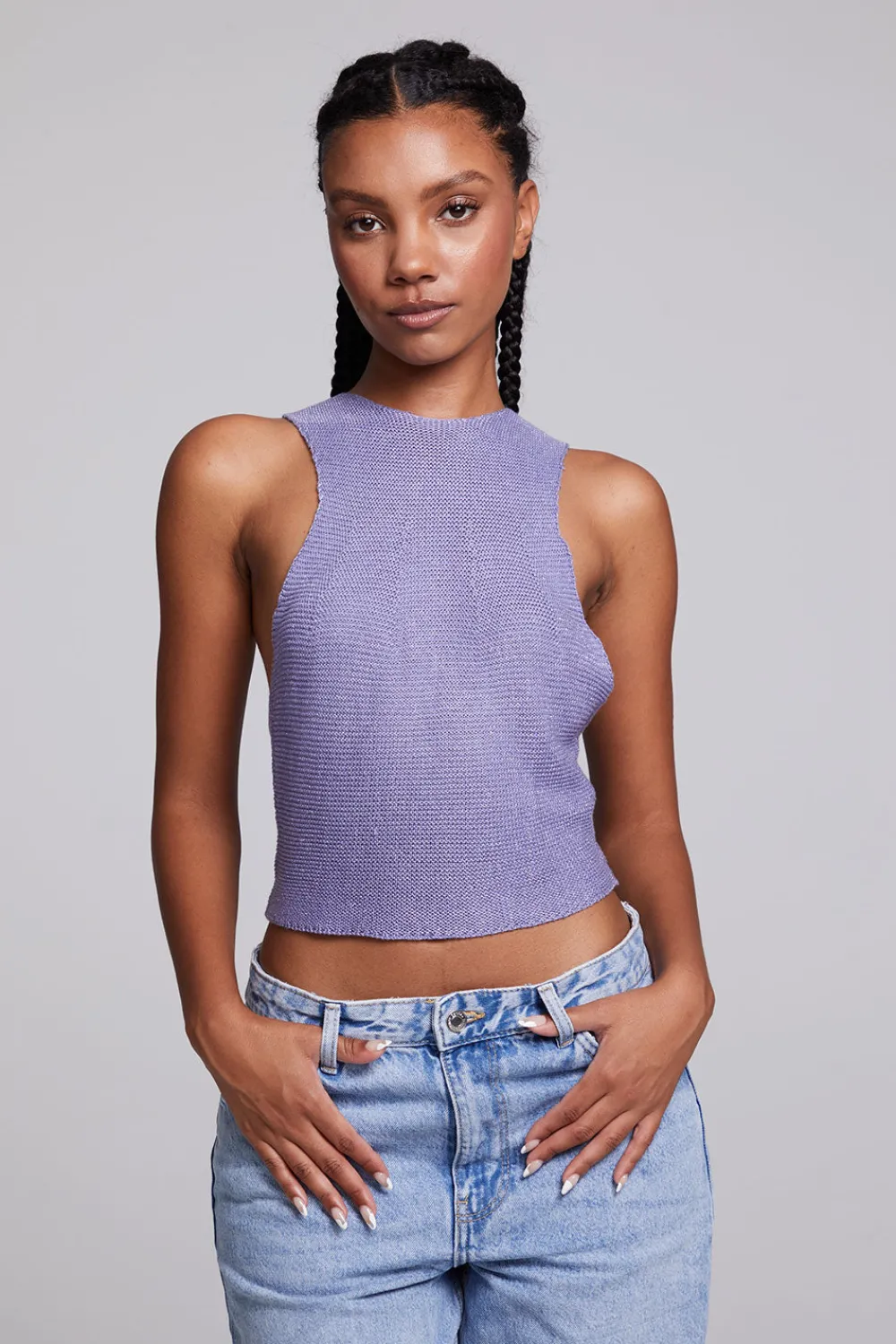 Clearance Giana Violet Tank Top Women Loungewear|Tops