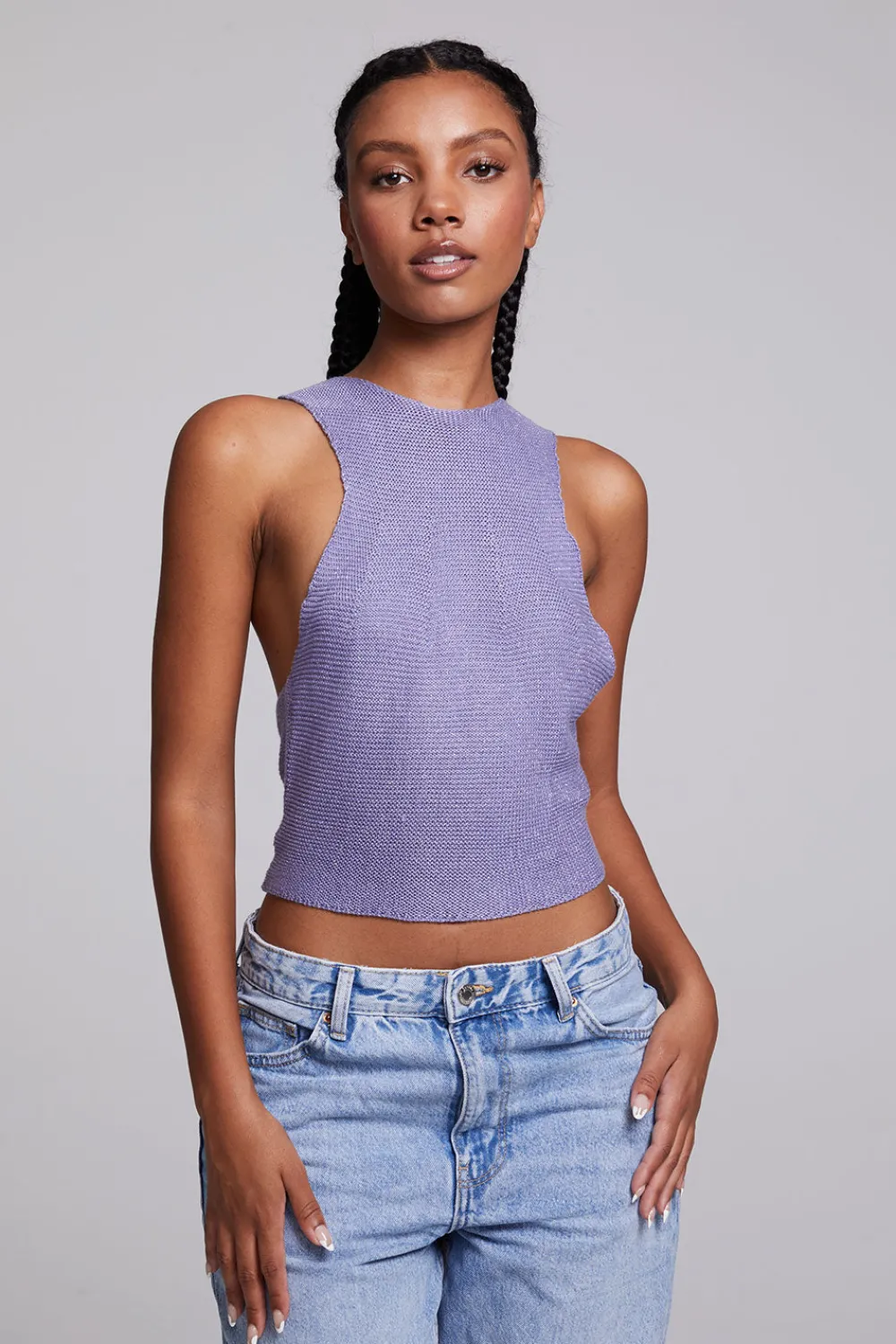 Clearance Giana Violet Tank Top Women Loungewear|Tops