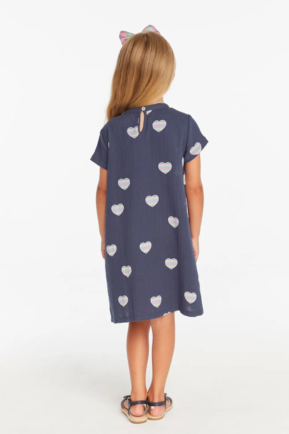 Hot Girls Beach Heart T- Shirt Dress Kids Girls