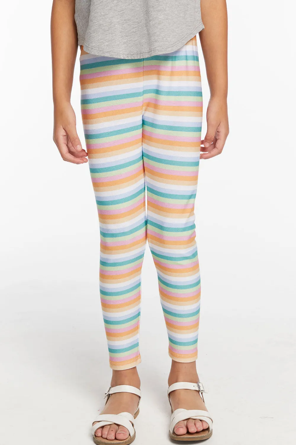 Cheap Girls Cozy Knit Sunshine Stripe Classic Slim Legging Kids Girls