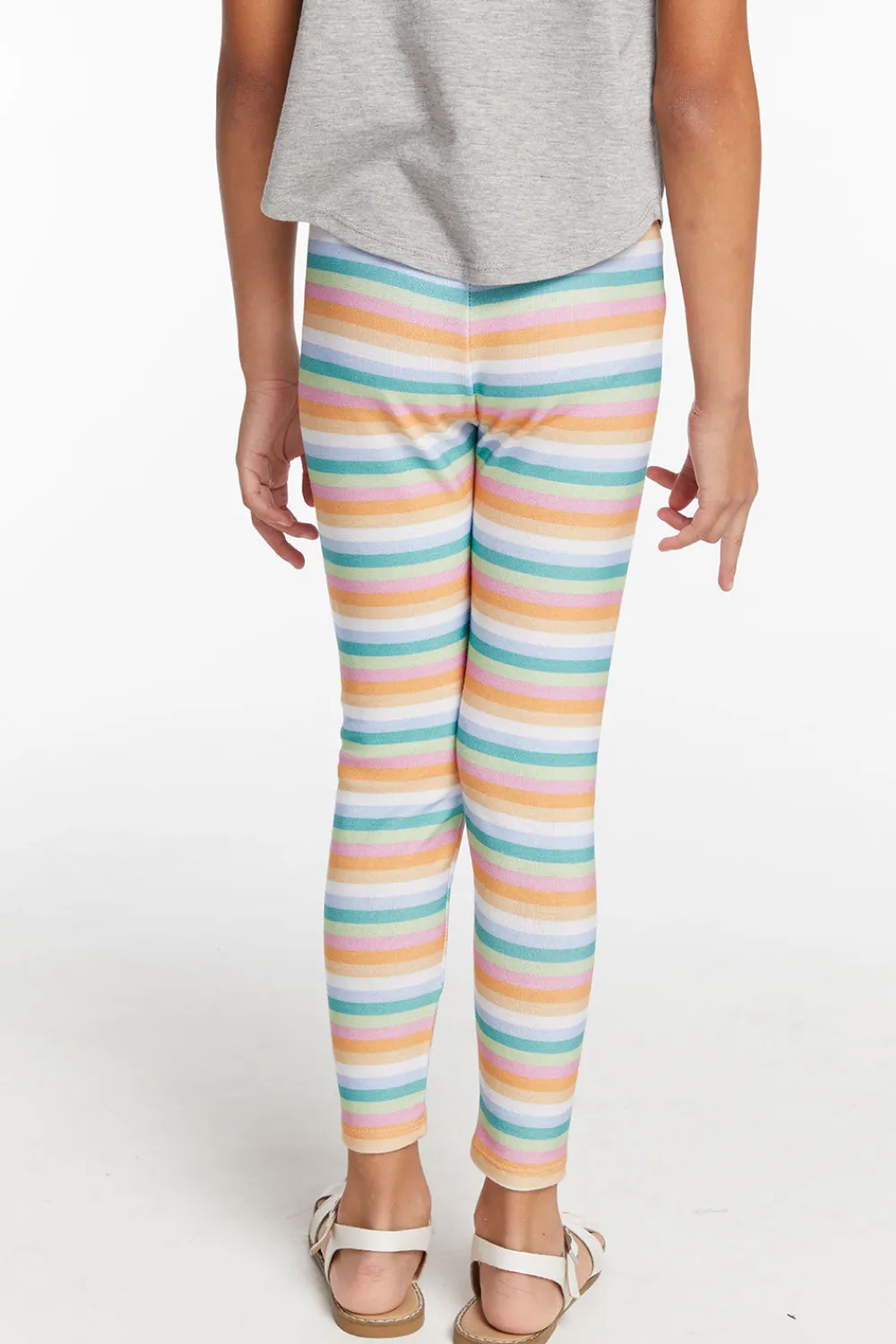 Cheap Girls Cozy Knit Sunshine Stripe Classic Slim Legging Kids Girls