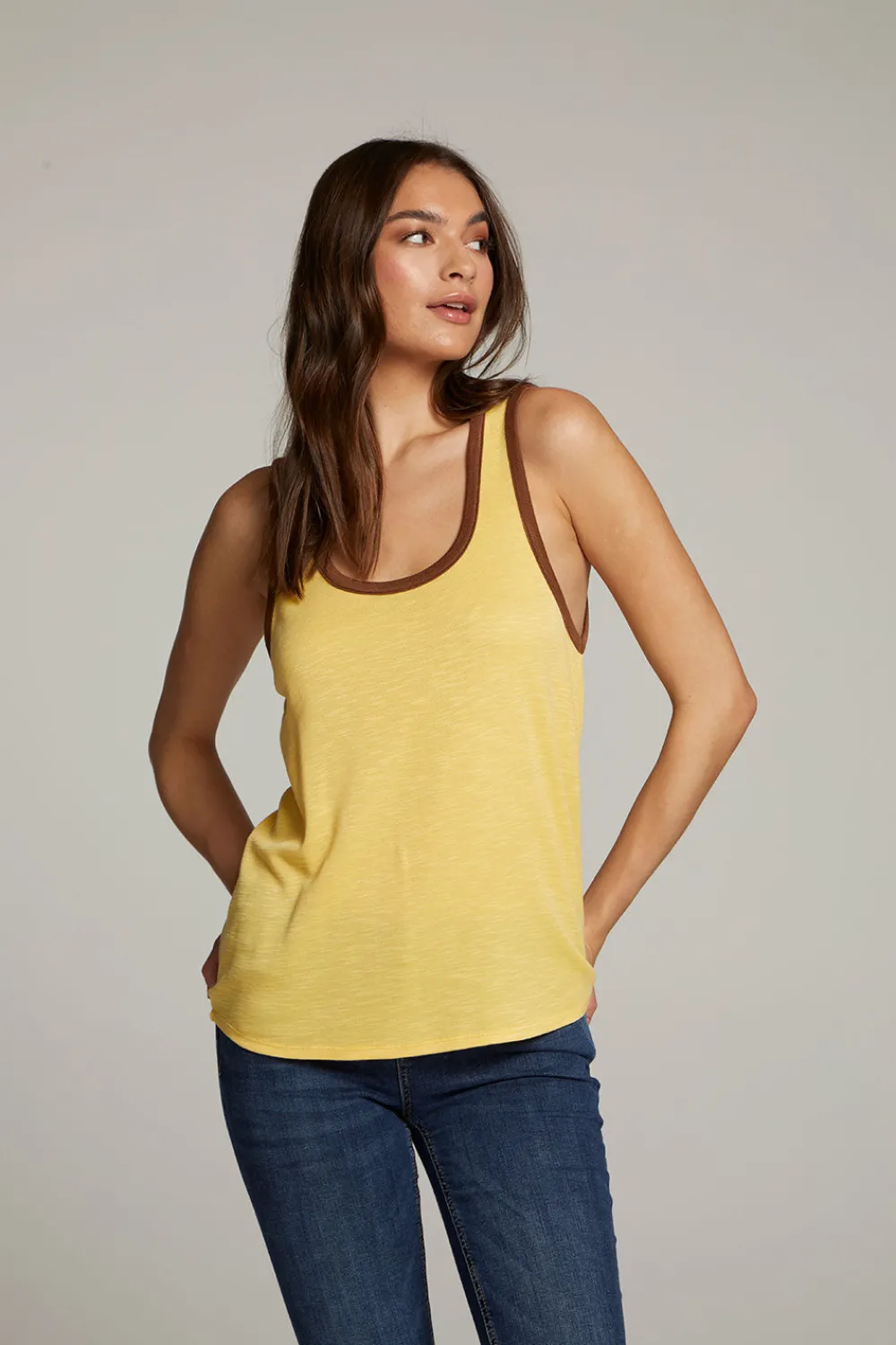 New Gloria Banana Cream Tank Top Women Loungewear|Tops