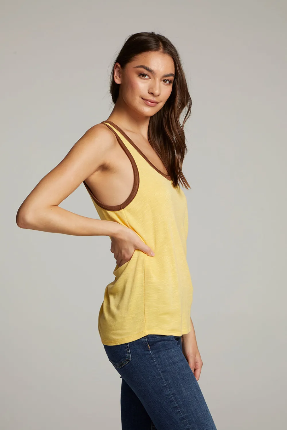 New Gloria Banana Cream Tank Top Women Loungewear|Tops