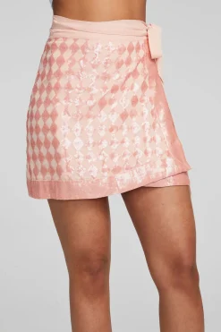 Best Sale Gramercy Wrap Skirt Embellished Check Women Loungewear|Bottoms