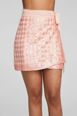 Best Sale Gramercy Wrap Skirt Embellished Check Women Loungewear|Bottoms