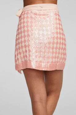 Best Sale Gramercy Wrap Skirt Embellished Check Women Loungewear|Bottoms