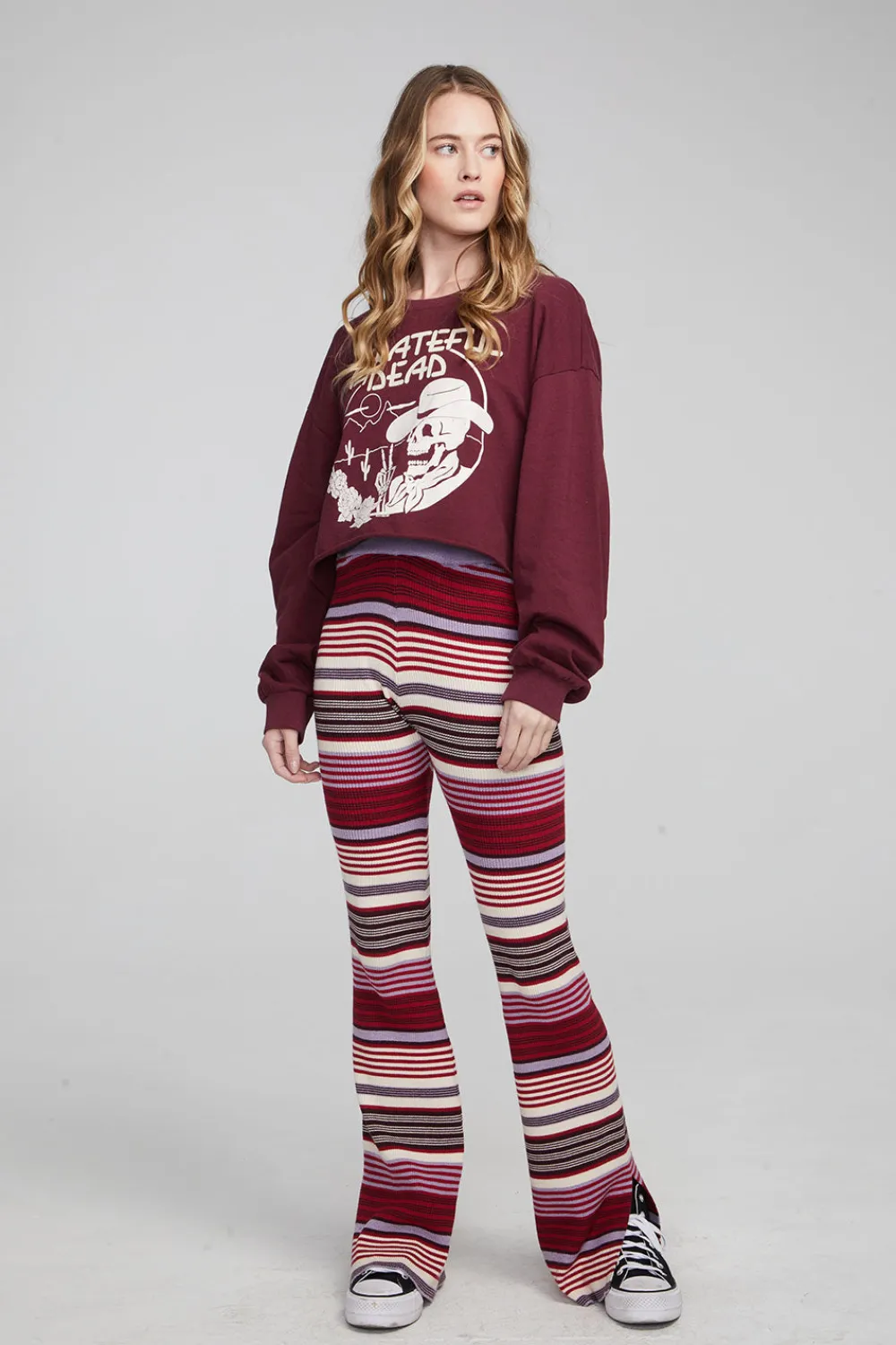 Clearance Grateful Dead Desert Skeleton Long Sleeve Women Loungewear|Music