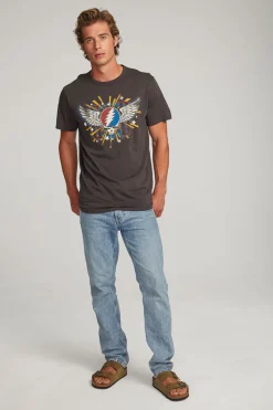 New Grateful Dead Skull & Wings Mens Tee Women Tops|Music