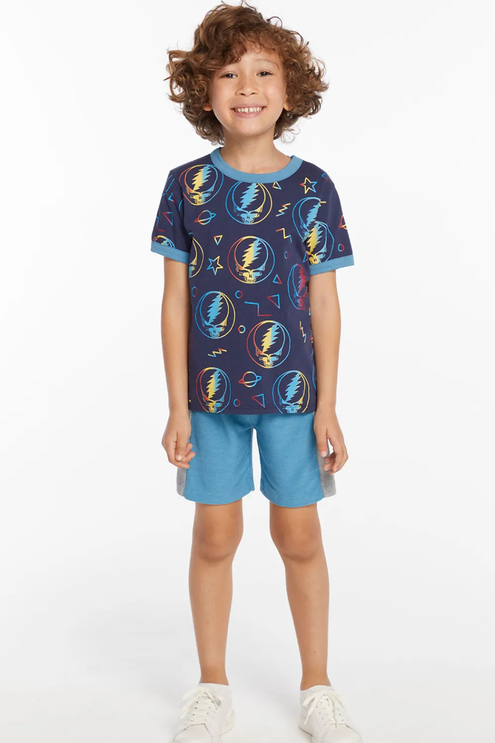 Discount Grateful Dead Steal Your Face Rainbow Boys Tee Women/Kids/BOY Boys|Music