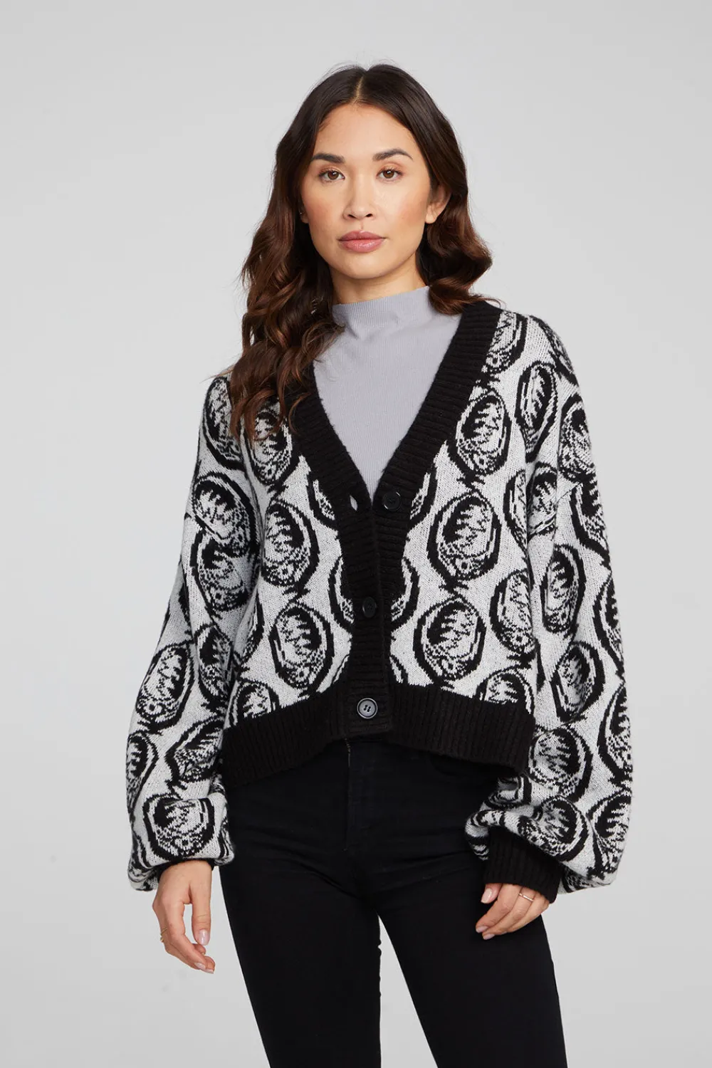 Online Grateful Dead Steal Your Face Cardigan Women Outerwear|Loungewear