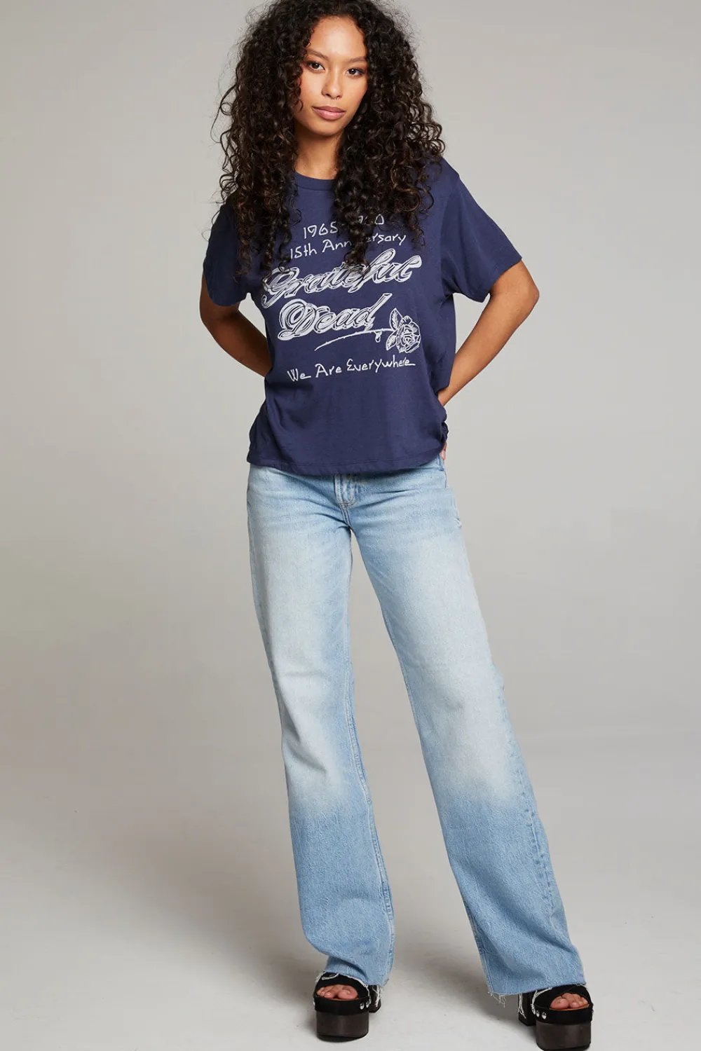 Best Grateful Dead 15th Anniversary Tour Tee Women Loungewear|Music