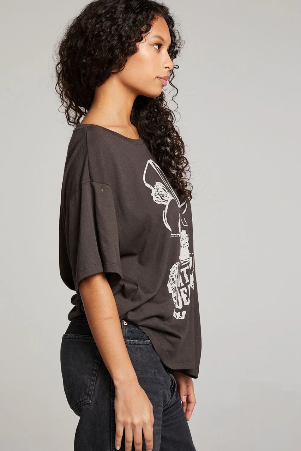 New Grateful Dead Top Hat Skull Tee Women Loungewear|Music
