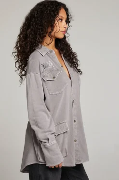 New Grateful Dead Tour Shirt Long Sleeve Button Down Women Loungewear|Music