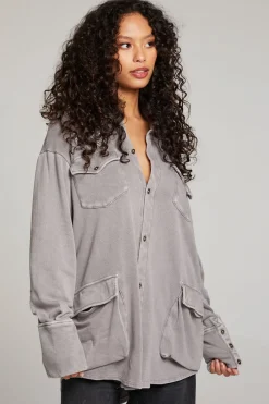 New Grateful Dead Tour Shirt Long Sleeve Button Down Women Loungewear|Music