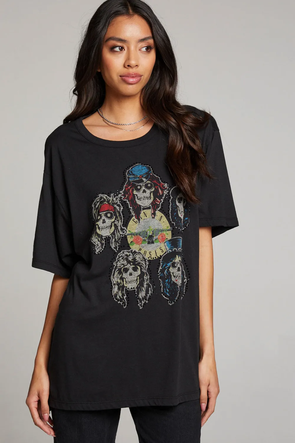 Online Guns N' Roses Los Angeles Coliseum One Size Tee Women Loungewear|Music