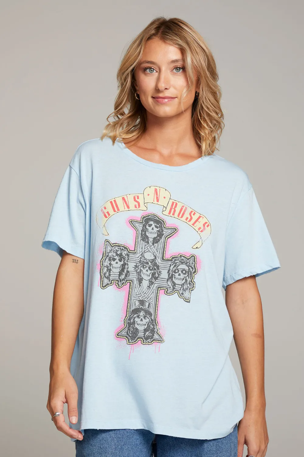 Sale Guns N' Roses Skull Cross Tee Women Loungewear|Music